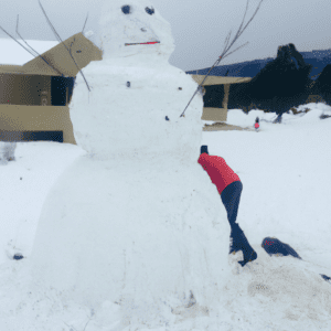 ¡Cómo construir un Muñeco de Nieve Gigante en una Tarde! 1 como construir un muneco de nieve gigante en una tarde