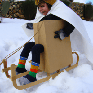 ¡Construye tu propio trineo de cartón y disfruta de la nieve! 5 construye tu propio trineo de carton y disfruta de la nieve
